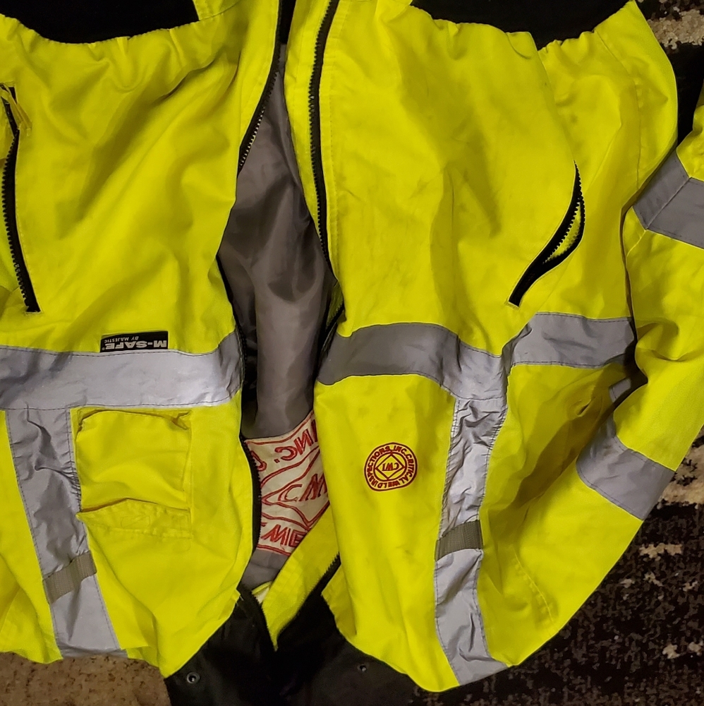 High vis welding inspector jacket